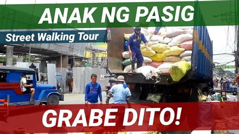 ANG BAGONG PASIG CITY MEGA MARKET STREET WALKING.